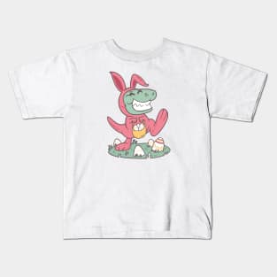 Easter t rex Kids T-Shirt